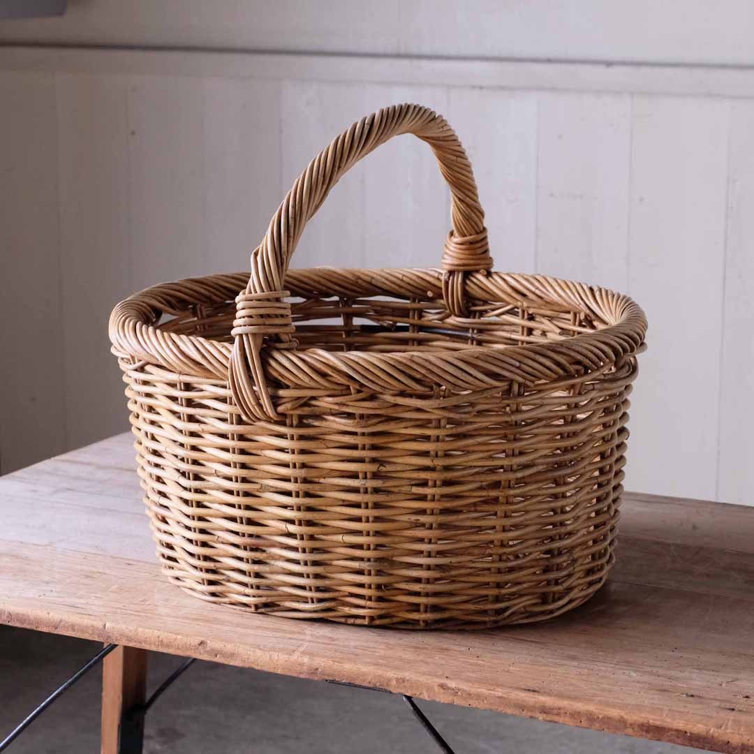 イギリスアンティーク 特大 ピクニックバスケット | REFACTORY antiques