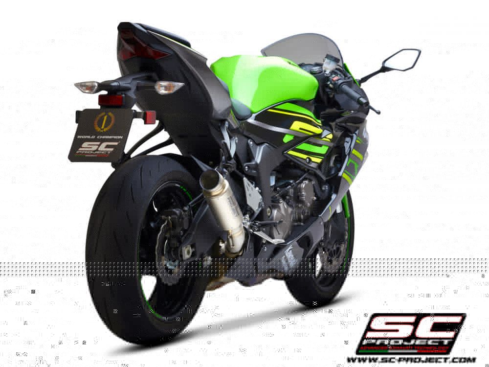 SC Project Kawasaki Ninja ZX-6R 636 19-21 GP70-R Muffler | K35A