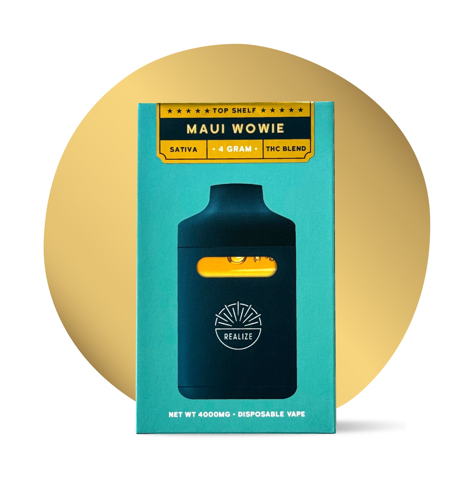 Maui Wowie Top Shelf THCA Disposable - Realize