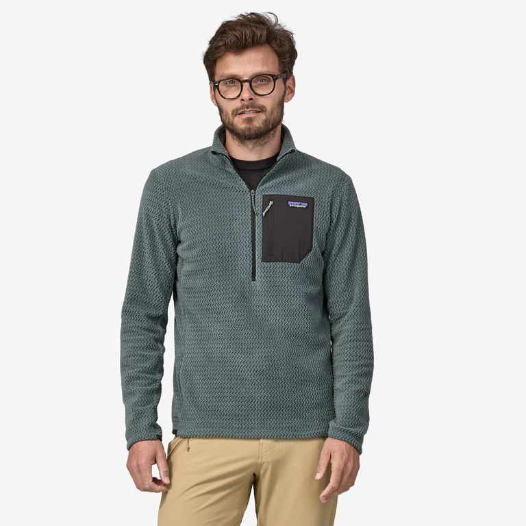 real surf online shop / Patagonia Ms R1 Air Zip Neck – Nouveau Green