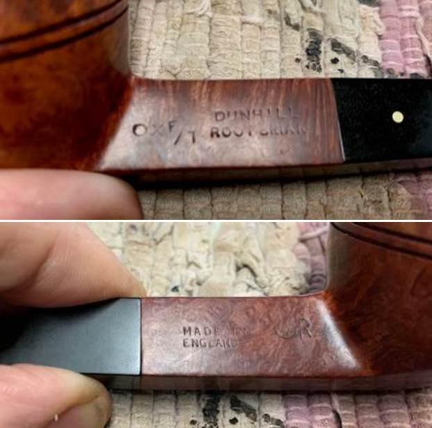 1969 Dunhill Root Briar OX F/T Bulldog | rebornpipes