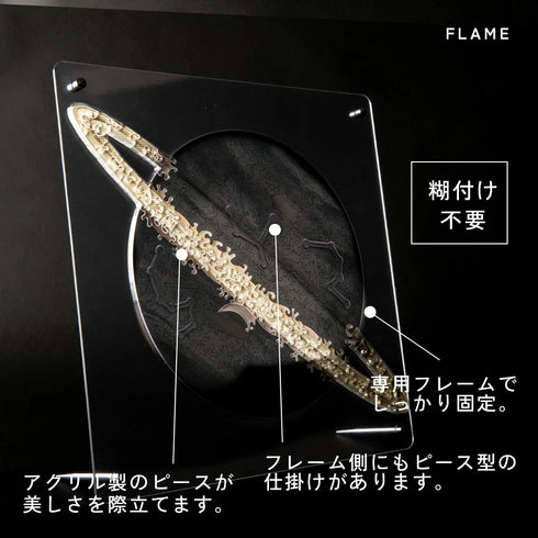 6月入庫分予約】宇宙の破片 SATURN 土星と専用フレームセット – ご