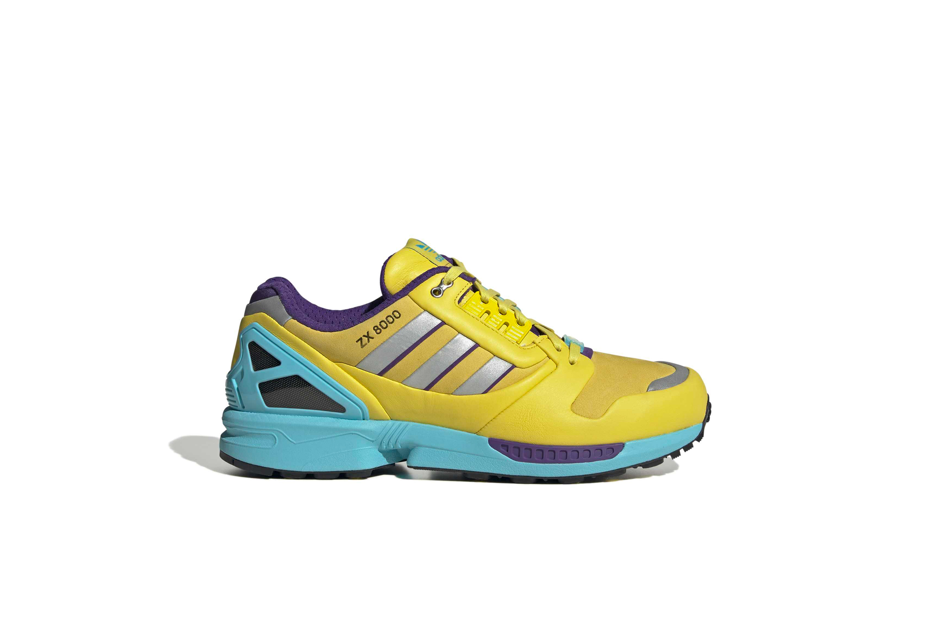 adidas ZX 8000 Consortium Yellow Blue Glow - JQ4359 - Core White