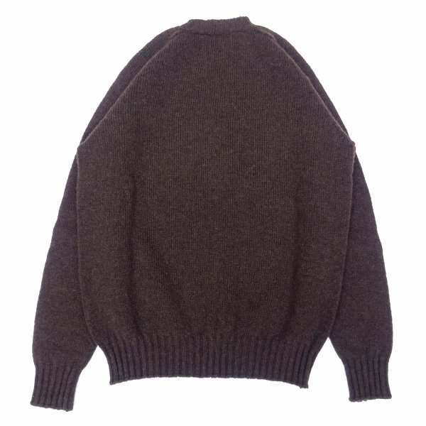 Jamieson's (ジャミーソンズ) Plain Saddle Shoulder crew neck