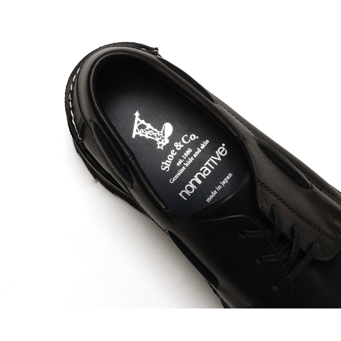 nonnative Collaboration_ Marine_Moc Black – REGAL Shoe & Co.