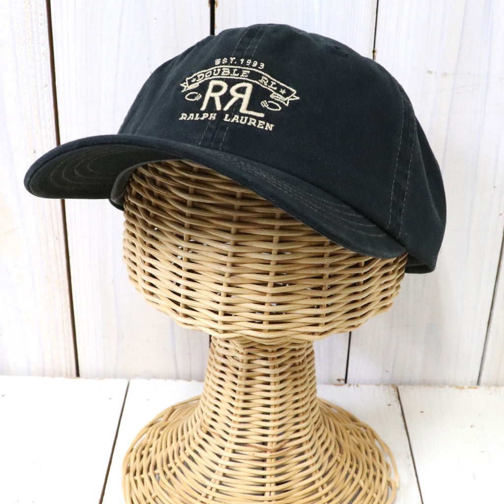 Double RL『RRL RANCH LOGO TWILL BALL CAP』(BLACK) – Reggieshop