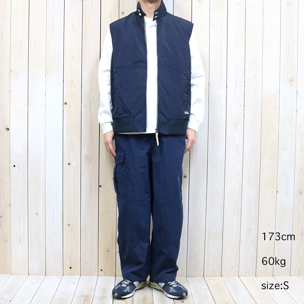 nanamica『Zip Up Wind Vest』(Dark Navy) – Reggieshop