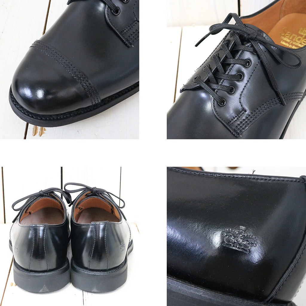 SANDERS : Military Derby Shoe (Black) – Reggieshop