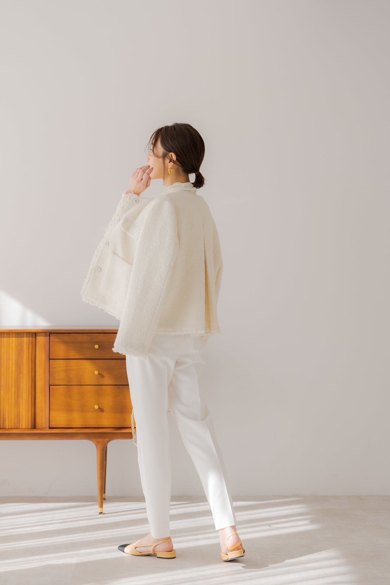 フリンジツイードジャケット｜FRINGE TWEED JACKETの通販｜regleam