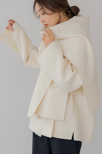 ストール付きショートコート｜STOLE SHORT COATの通販｜regleam