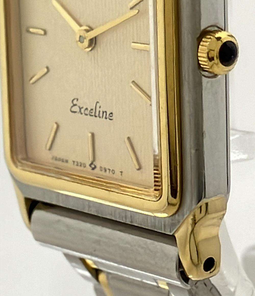 セイコー 腕時計 エクセリーヌ クオーツ ゴールド 7320-6020