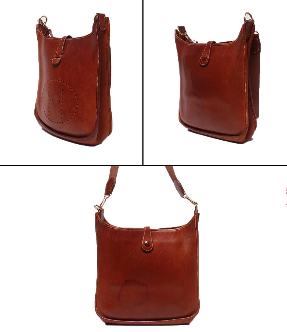 HERMES ショルダーバッグ 斜め掛け □F刻印 エブリン1 pm レディース