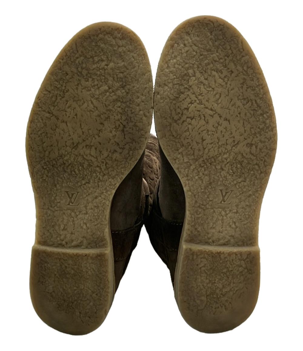ルイ・ヴィトン フォーヴィストライン ムートンブーツ モノグラム柄