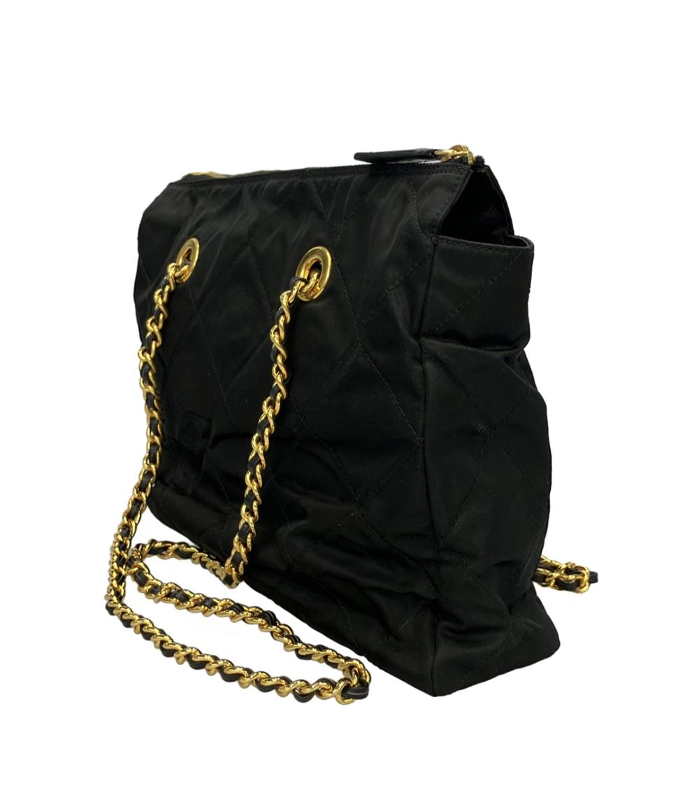PRADA チェーンショルダーバッグ 肩掛け ゴールド金具 ナイロン B1239