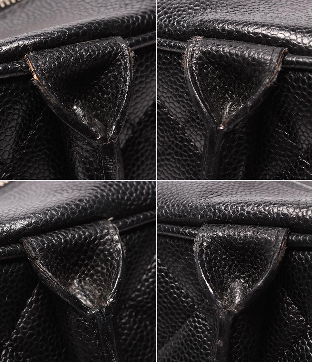 CHANEL ミニボストンバッグ ハンドバッグ マトラッセ ココマーク