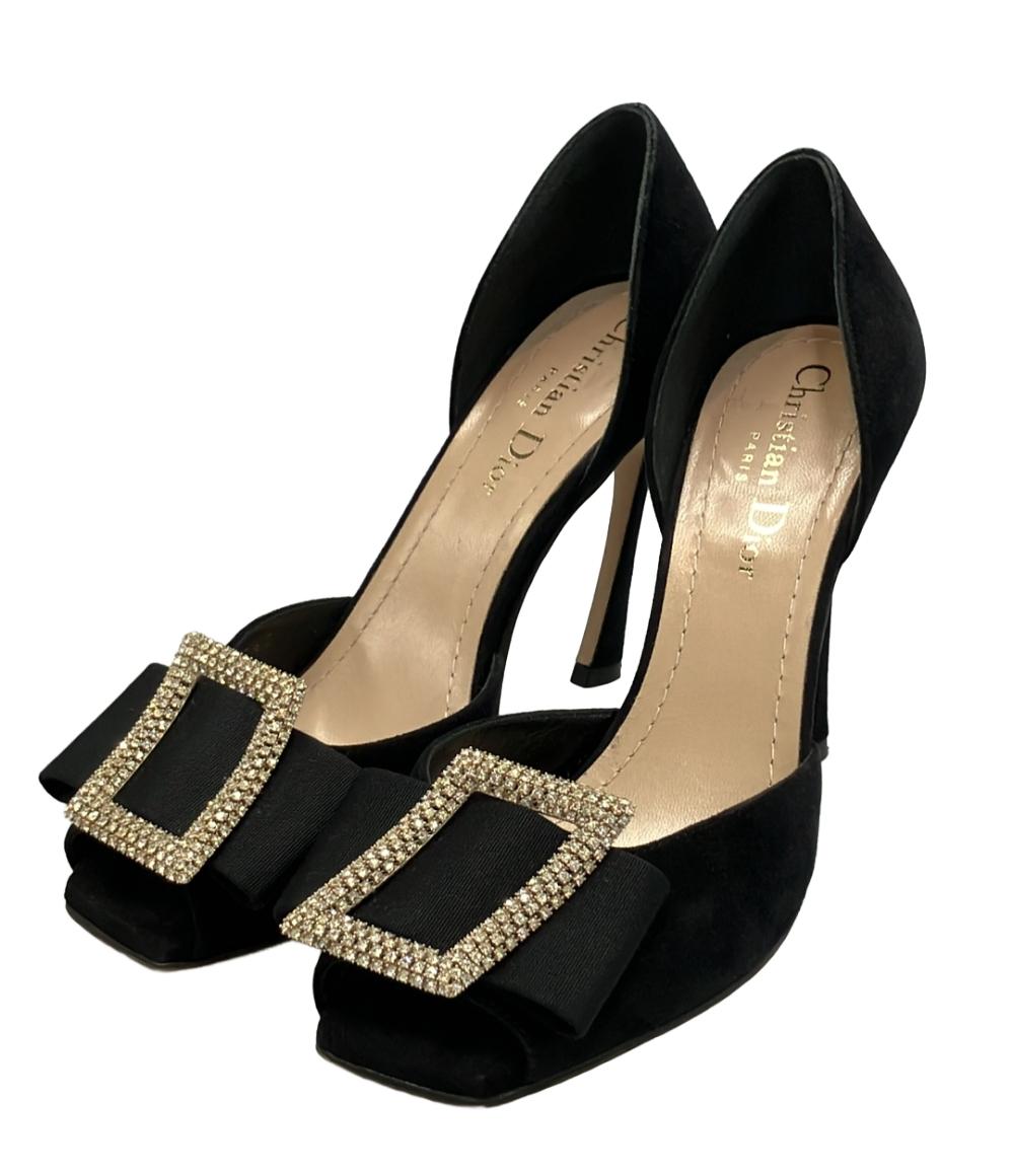 Dior ブラック ハイヒール・ミュール37.5 1/2 Christian Dior サンダル