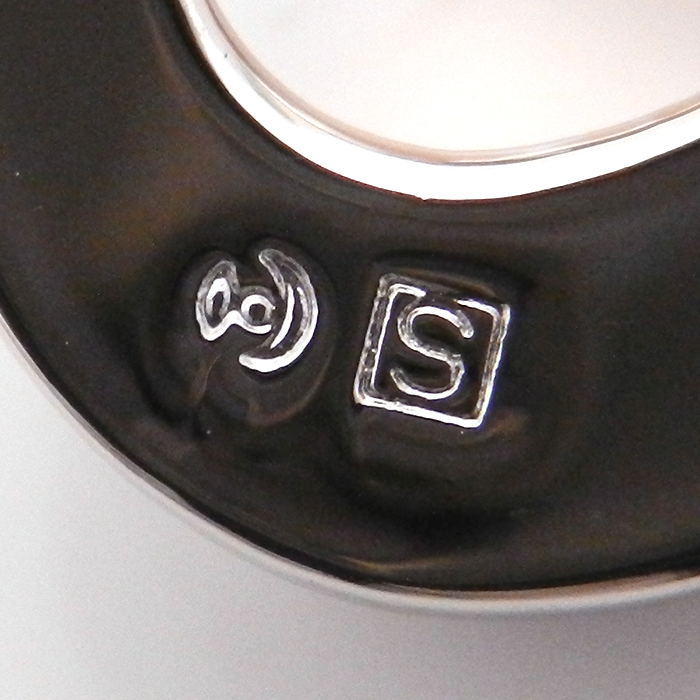 タサキ(TASAKI) SILVER パール ピンブローチ ハートモチーフ S刻印 箱