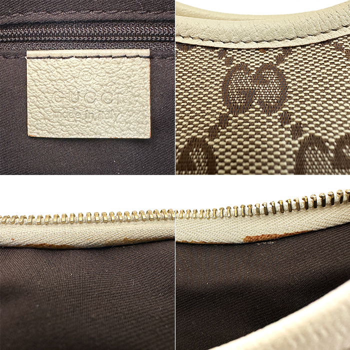 グッチ(GUCCI) アビー ショルダーバッグ 130738 GGキャンバス レザー