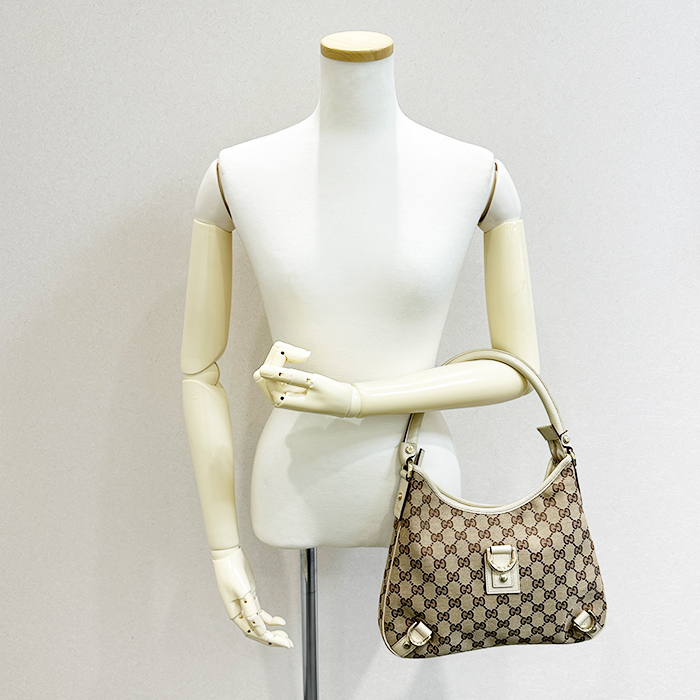 グッチ(GUCCI) アビー ショルダーバッグ 130738 GGキャンバス レザー