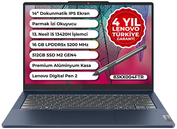 Lenovo Ideapad Slim 5 Case 2 in 1 83KX004FTR Intel Core i5 13420H