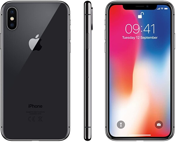Yenilenmiş iPhone X 64 GB Uzay Grisi Cep Telefonu (1 Yıl Garantili