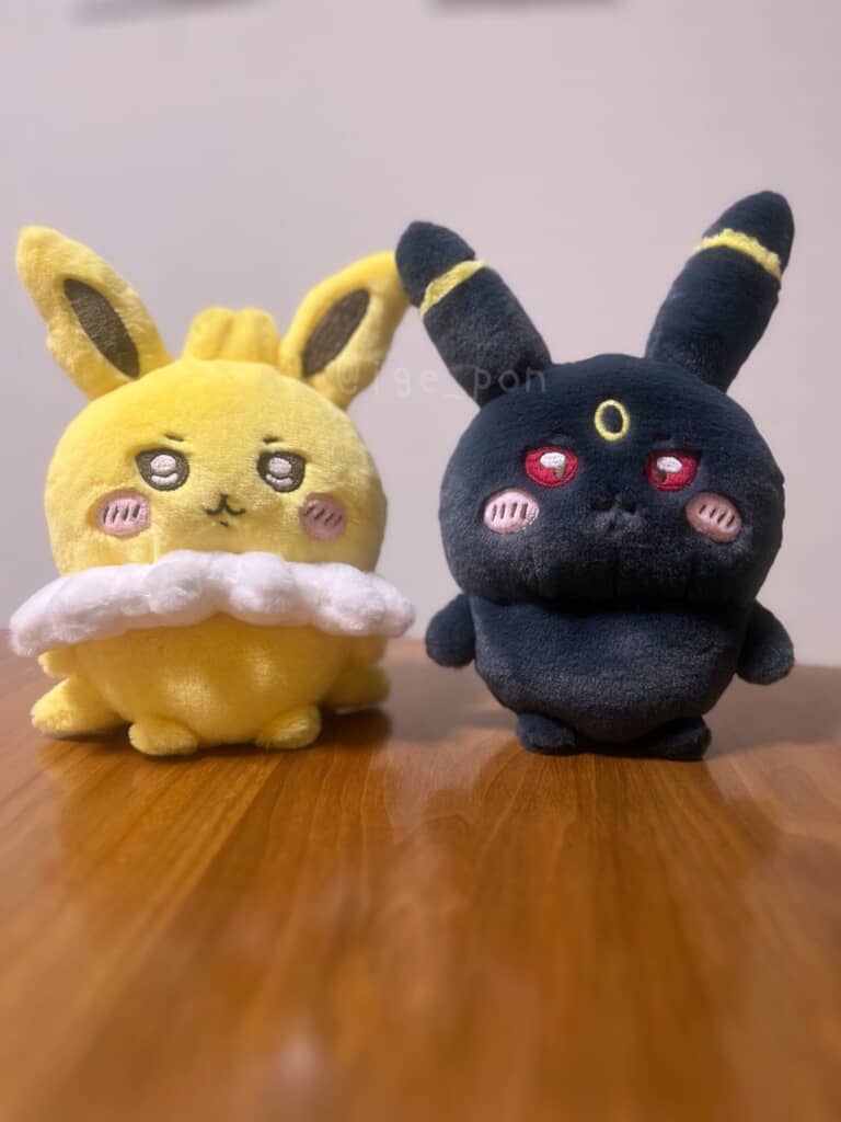 ポケモンのぬいぐるみを「ちいかわ」風にアレンジすると…… あまりにも