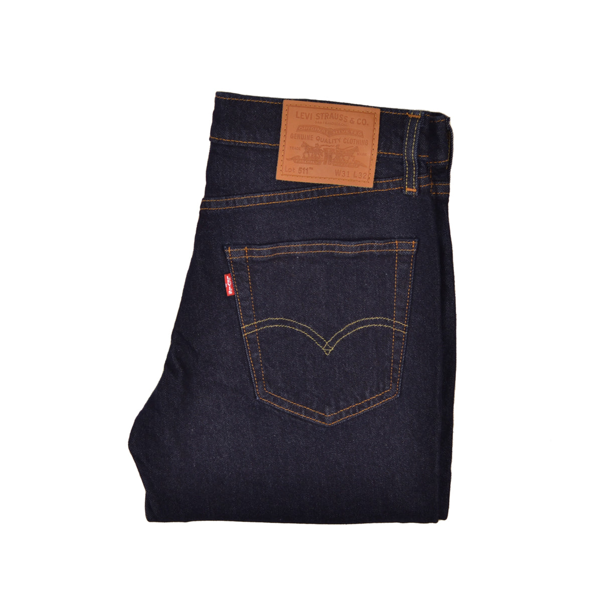 LEVI'S PREMIUM 511 SLIM FIT JEANS - MIDKNIGHT RINSE DARK RINSE