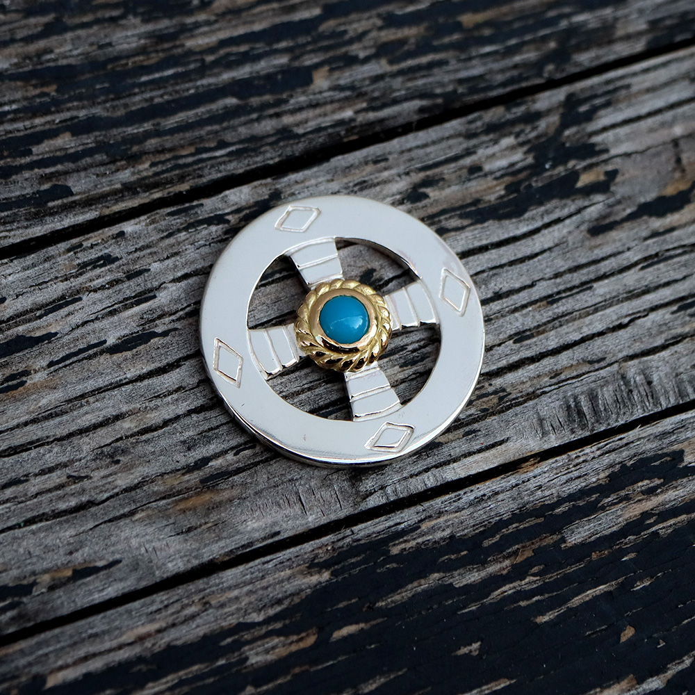 TADY&KINGレギュラーホイールSV 金縄ターコイズ Necklace TADY＆KING