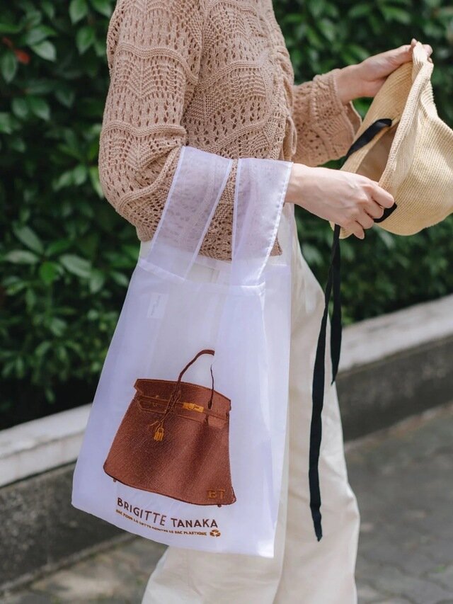 BRIGITTE TANAKA｜刺繍バッグ - Orné de Feuilles(オルネドフォイユ