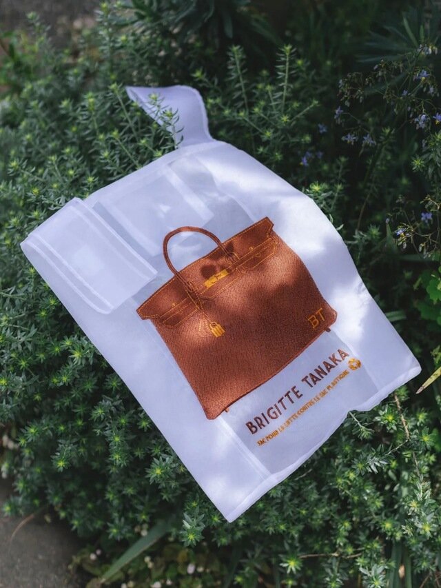 BRIGITTE TANAKA｜刺繍バッグ - Orné de Feuilles(オルネドフォイユ