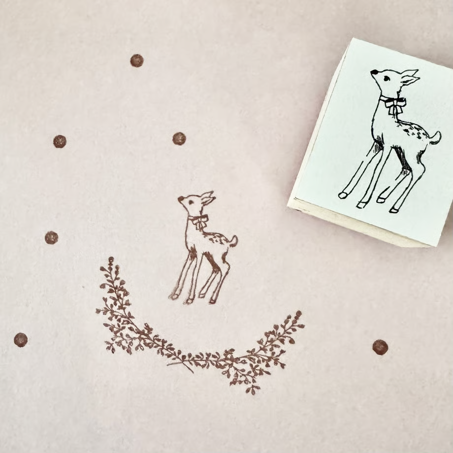 Mon petit artiste｜スタンプ Bambi - TAG STATIONERY STORE(タグ