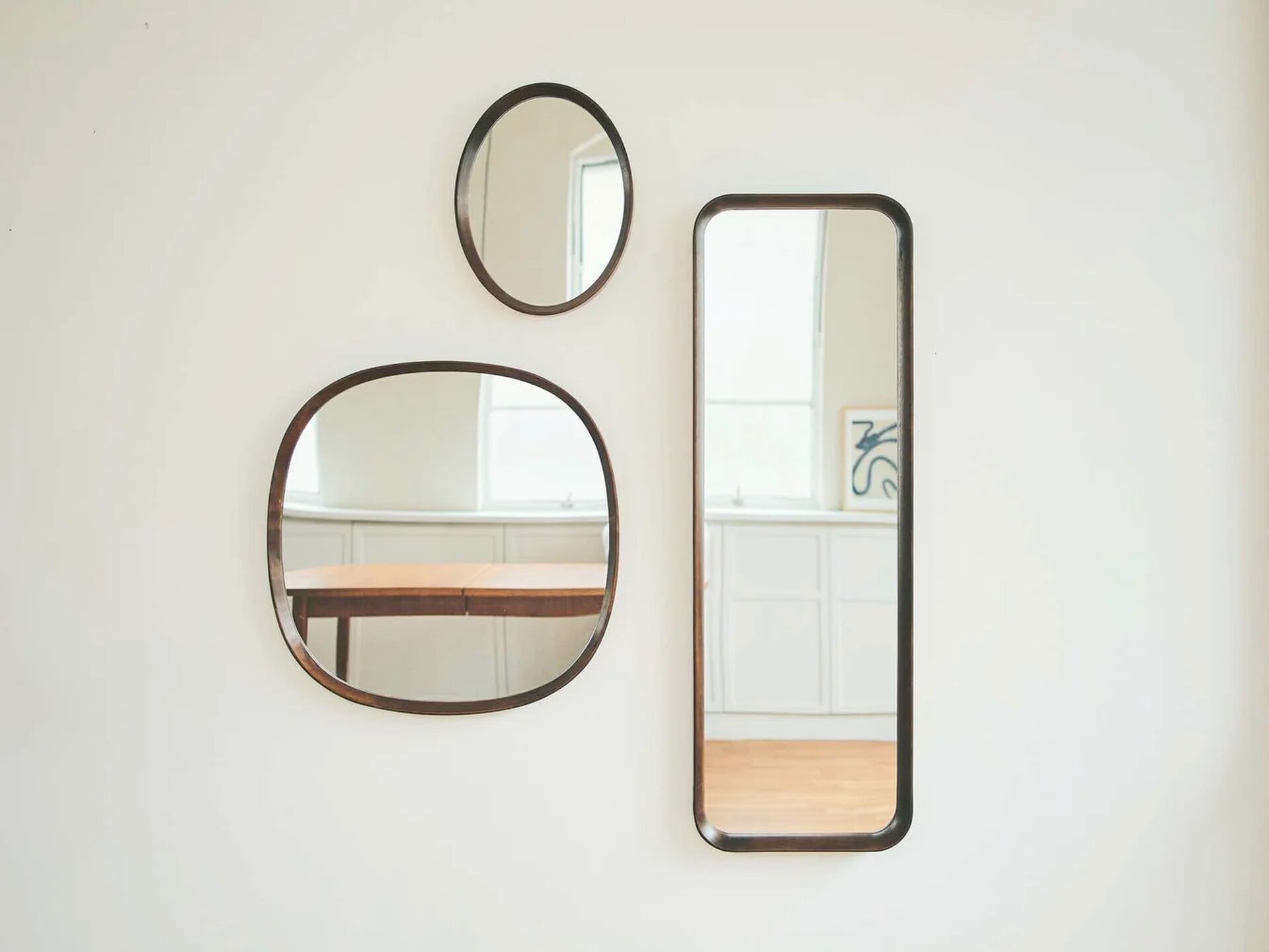 Orné de Feuilles｜kurve ウォールミラー - Orné de Feuilles(オルネド