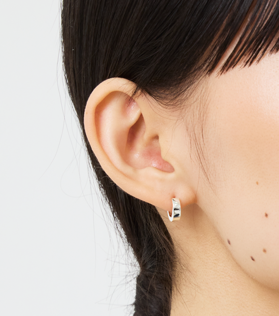 quip queint｜hold hoop pierce シルバー925 フープピアス シンプル