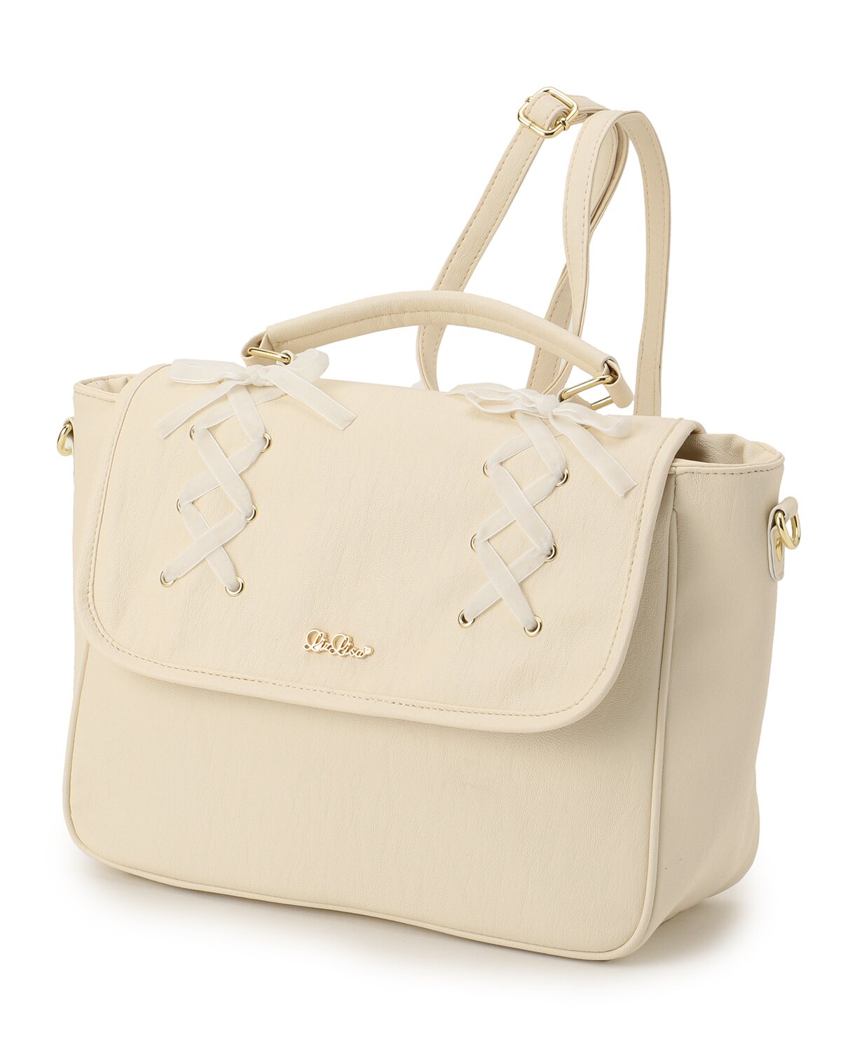 LIZ LISA 2016 Fukubukuro: 3-Way Lace-Up Bag Sweet Set: LIZ LISA