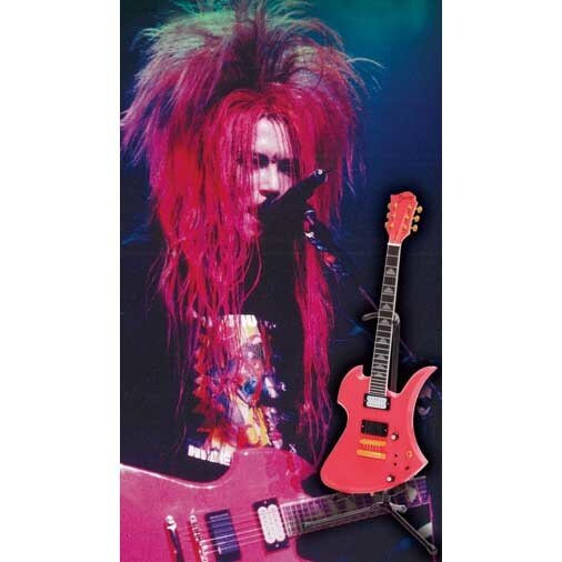 hide Guitar Collection Official Figure Set: SHOCKING PINK Ver