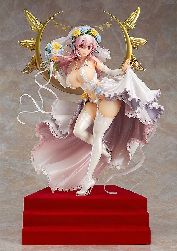 Super Sonico Wedding Ver. Figure: Good Smile Company - Tokyo Otaku