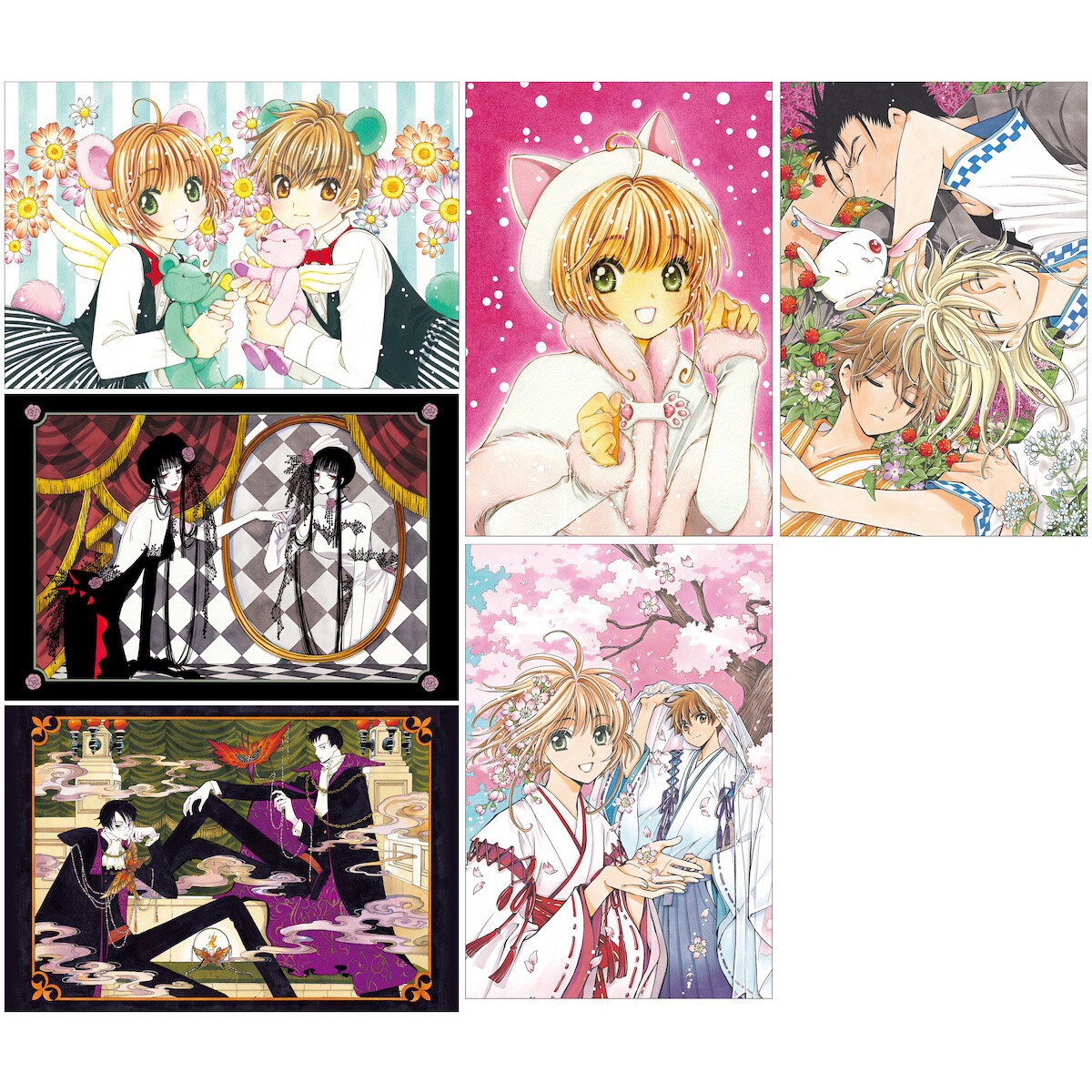 CLAMP 30th Anniversary Postcard Set: Cardcaptor Sakura & xxxHolic