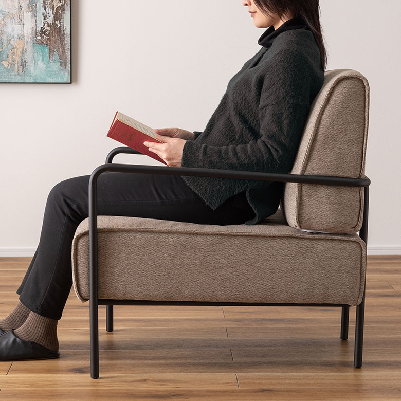 ラウンジチェア ソファ チェア チェアー 約 W 64cm D 77cm H 80cm SH