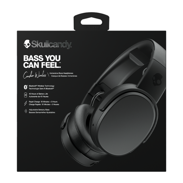Skullcandy Crusher Wireless Immersive Bass Headphones - Black