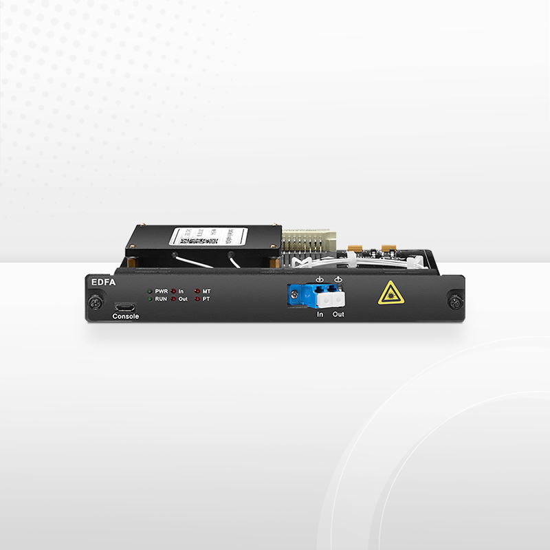 20dB Gain DWDM EDFA Pre-Amplifier, C-band Fiber Amplifier - FS.com