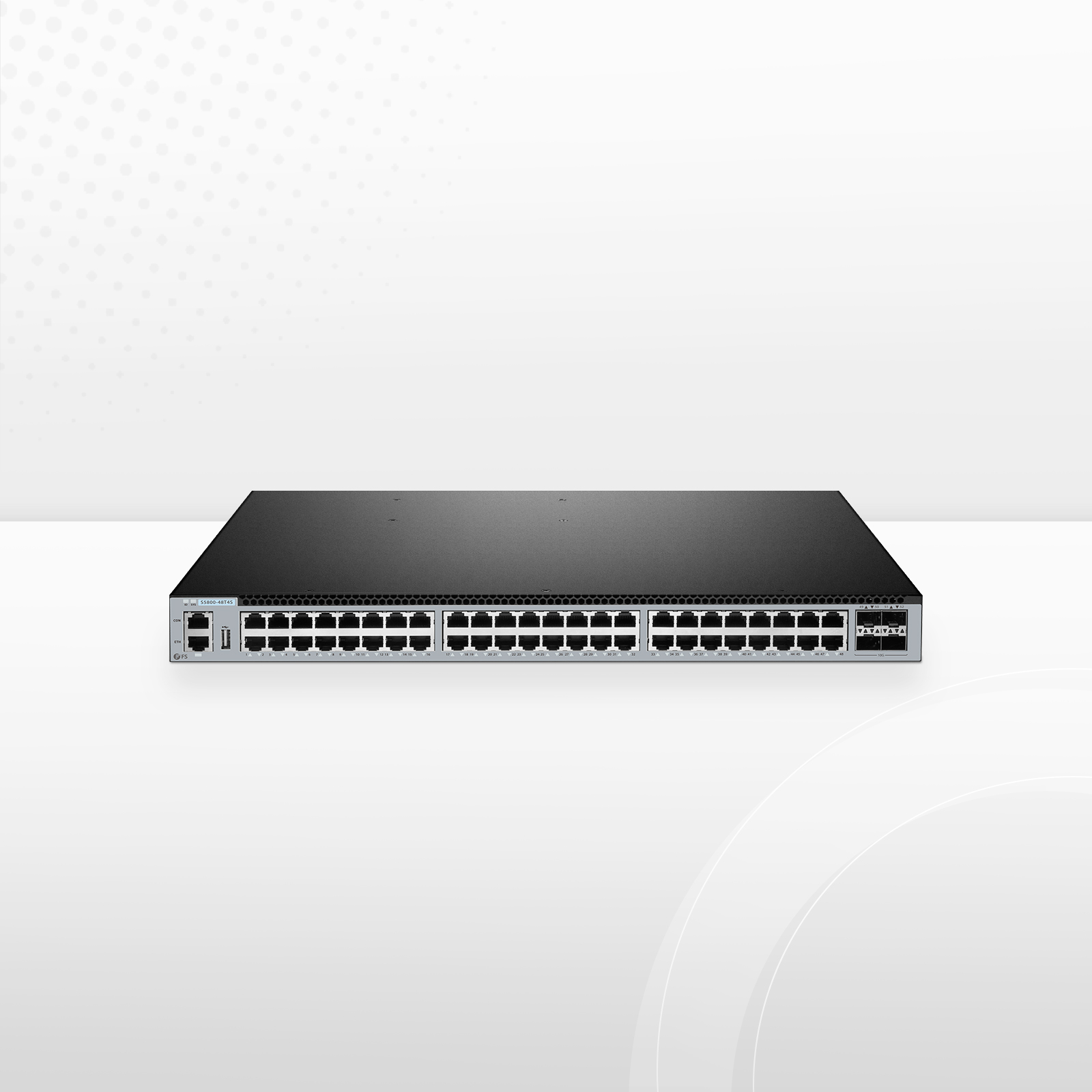 FS S5800-48T4S、48ポート ギガビットイーサネットL3スイッチ - FS