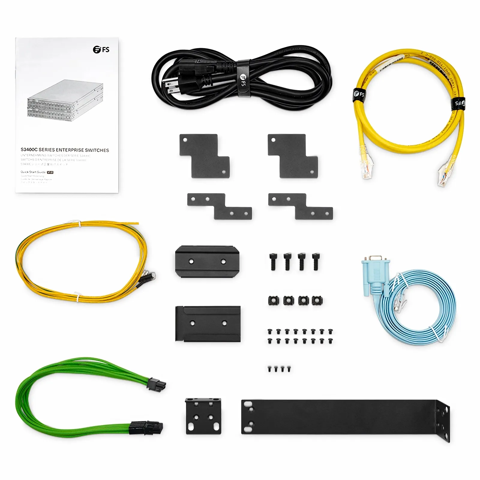 S3400C-24MG4S 24ポート イーサネットL2+コンパクトなハーフ幅スイッチ