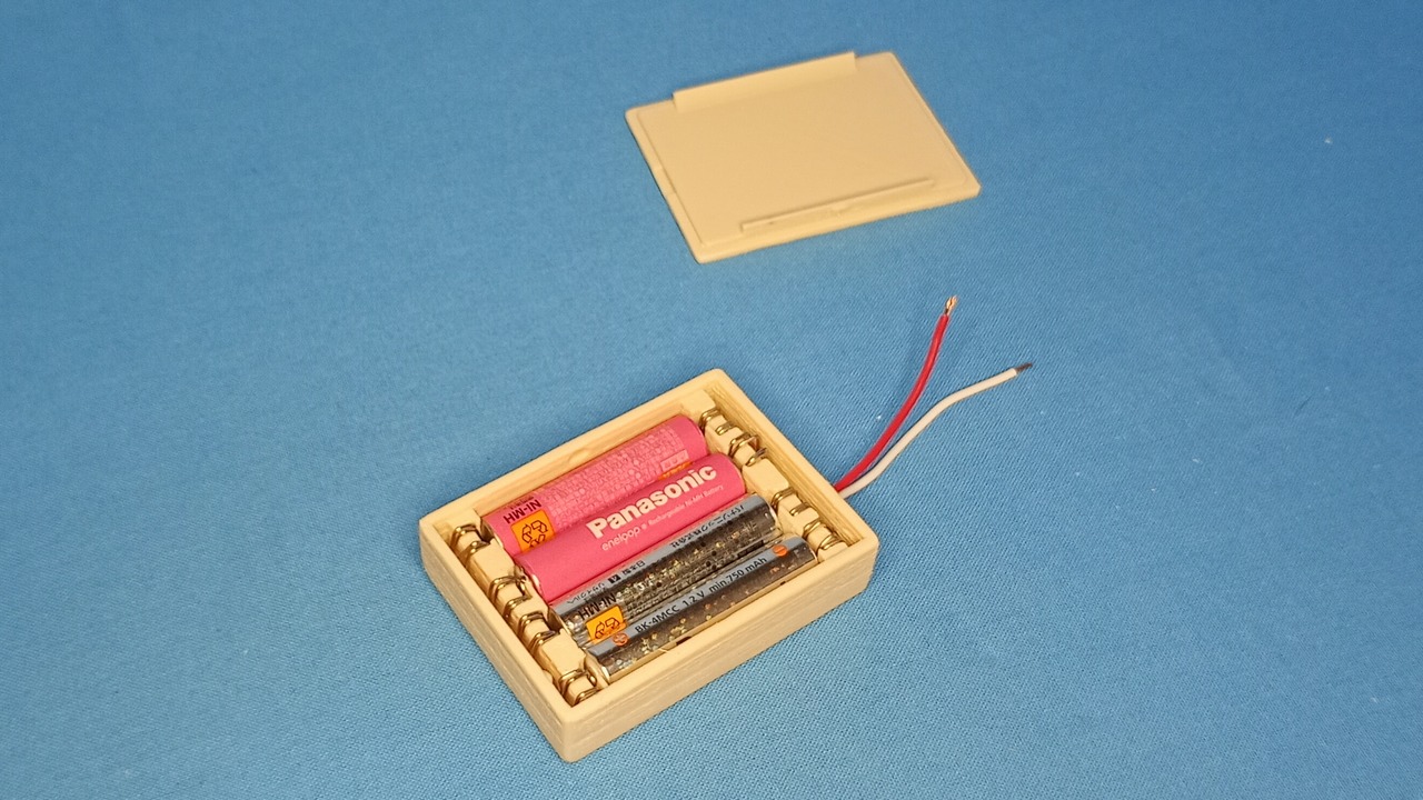 単4電池×4本用電池ボックス by milktea コミュニティギャラリー - 3D