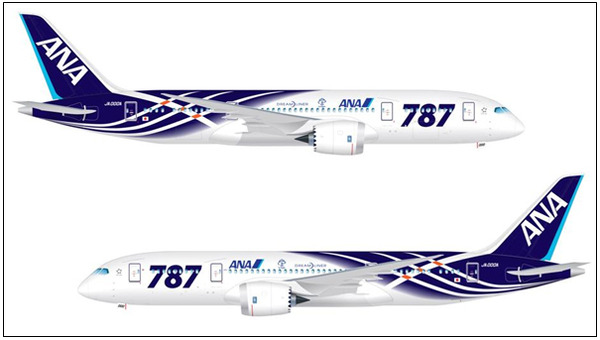 ANA、特別塗装のB787を公開…世界初飛行を記念 | レスポンス（Response.jp）