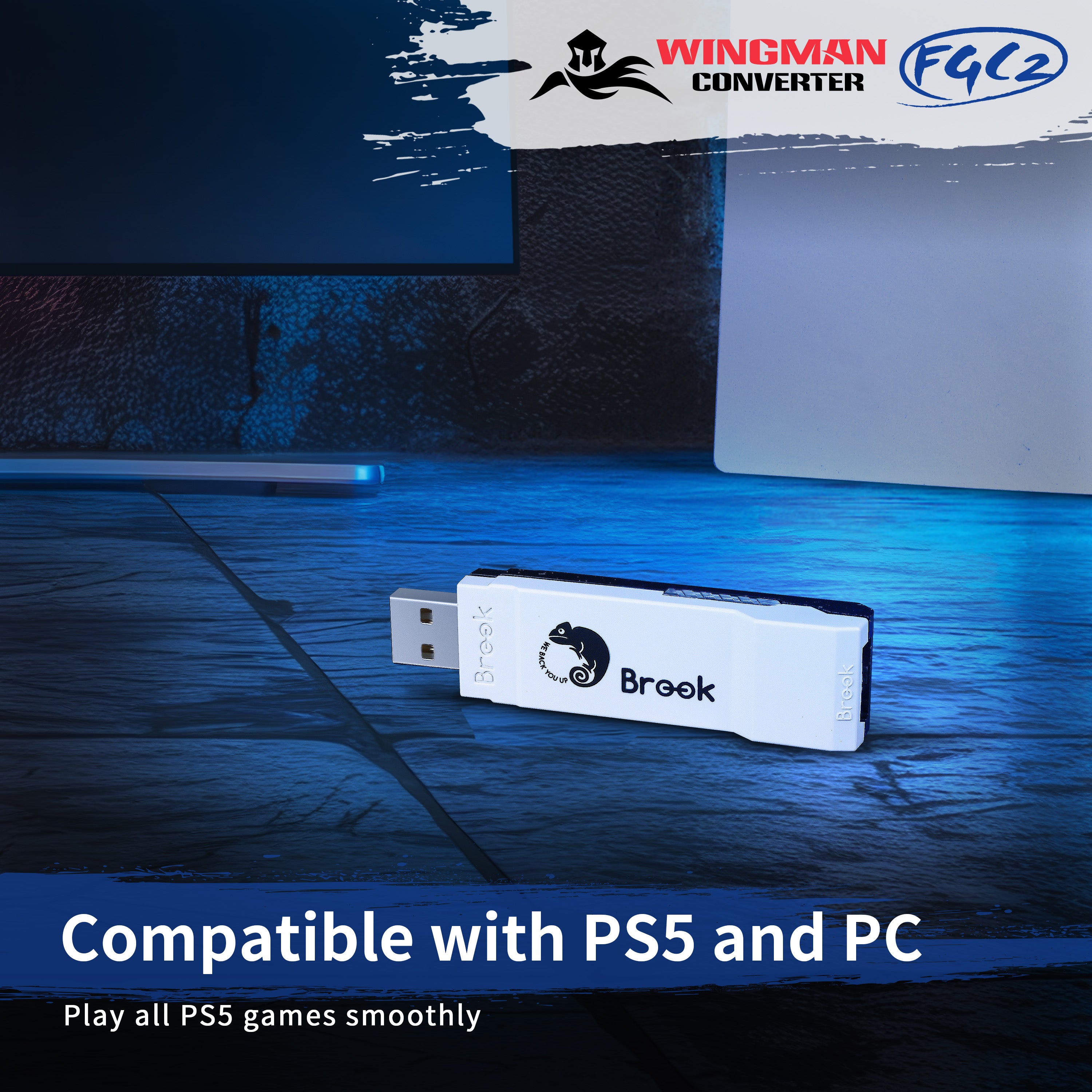 Brook Wingman FGC2 Adapter for PS5 | Retro Arcade Crafts