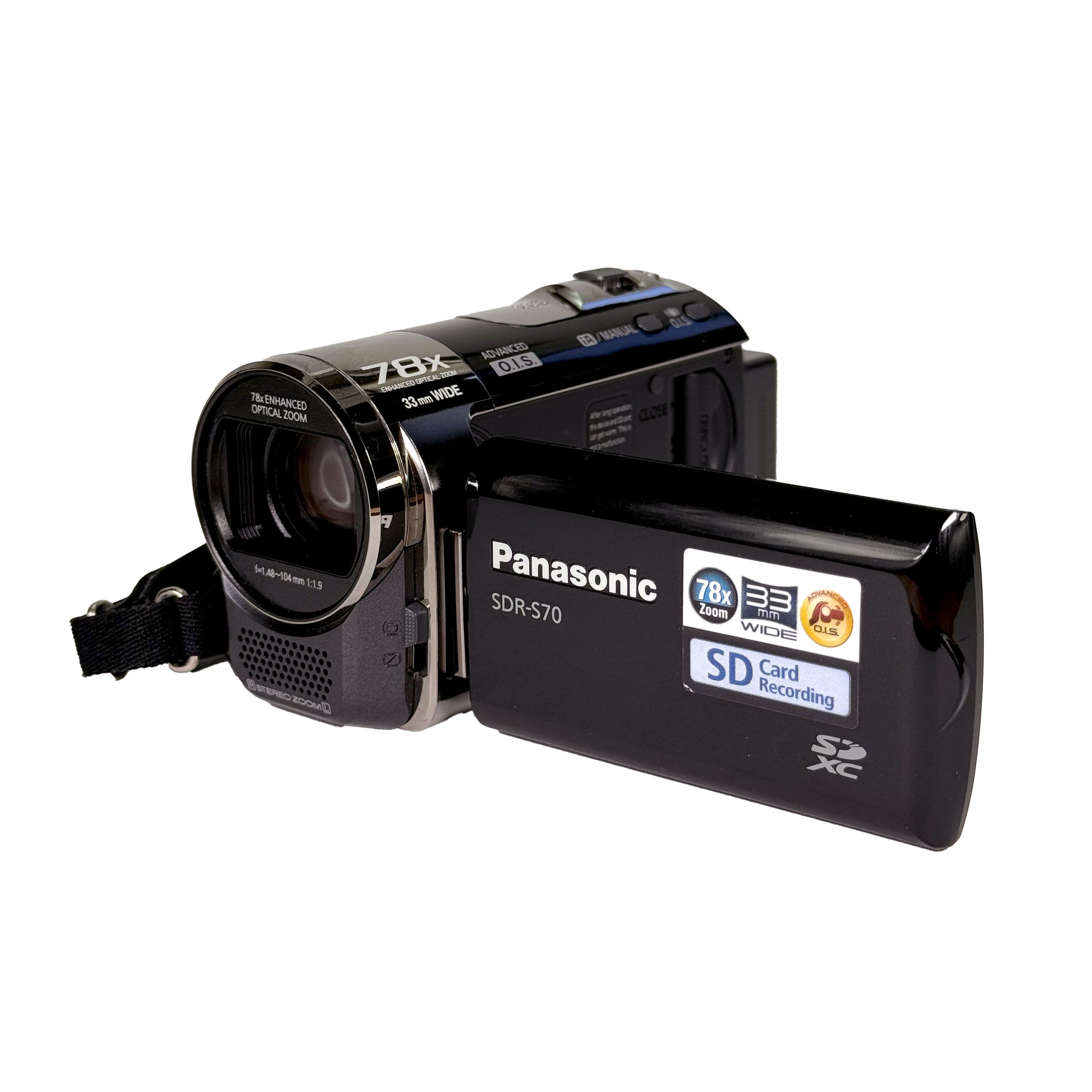 Panasonic SDR-S70 Camcorder – Retro Camera Shop