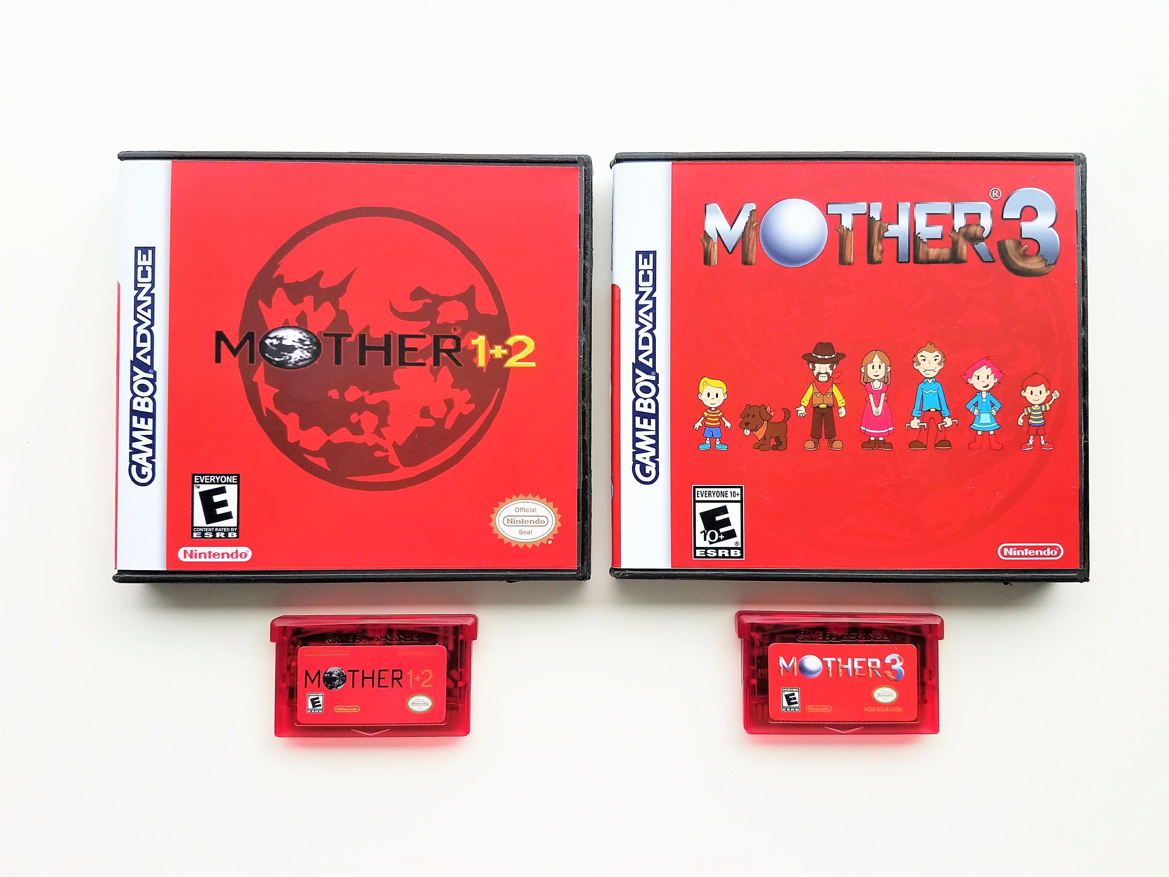 未使用に近い mother1+2 mother3 ゲームボーイアドバンス 未使用に近い