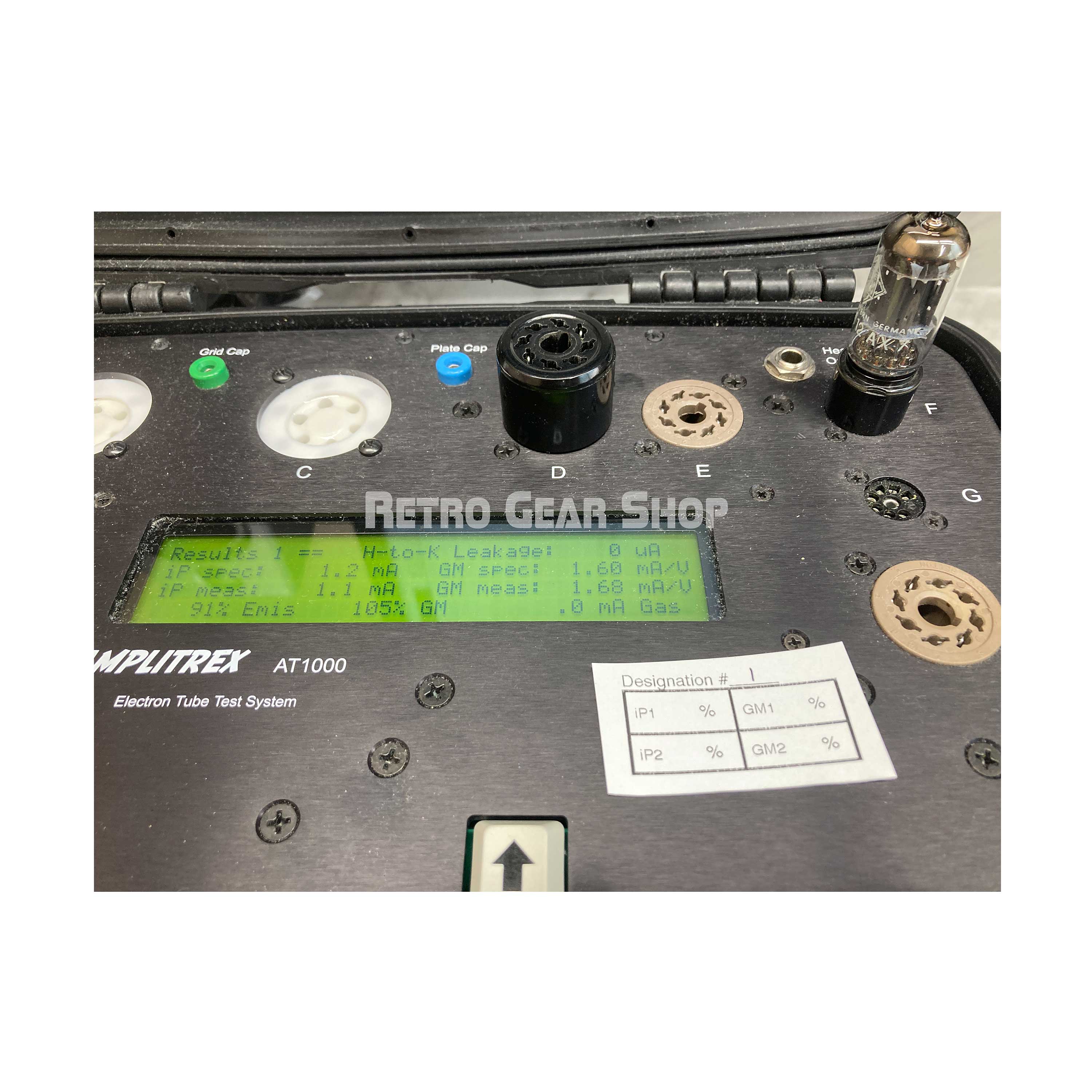 Telefunken ECC83 12AX7 Tube Smooth Plate Diamond Bottom Vintage