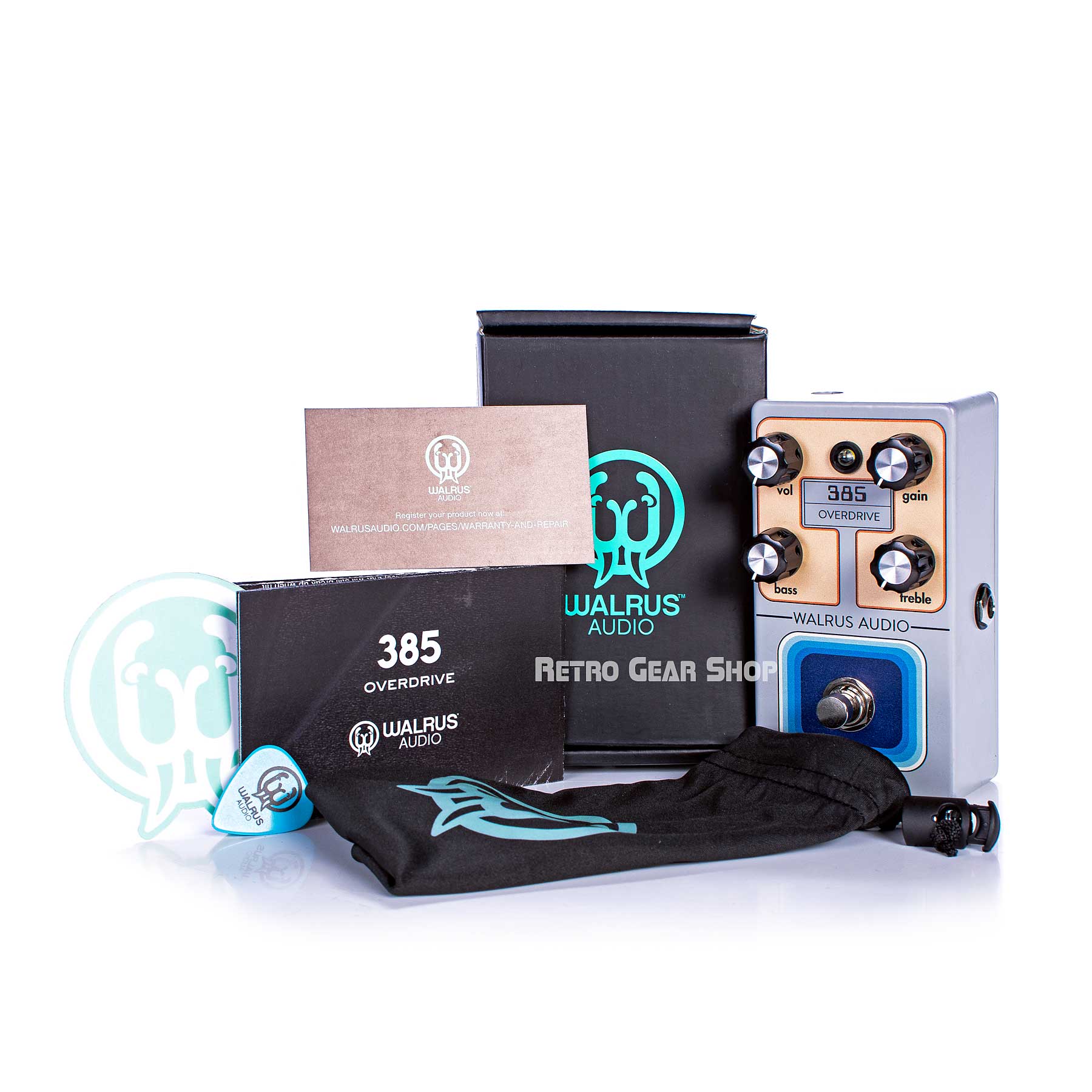 Walrus Audio 385 Overdrive Black Friday Custom Retro Limited