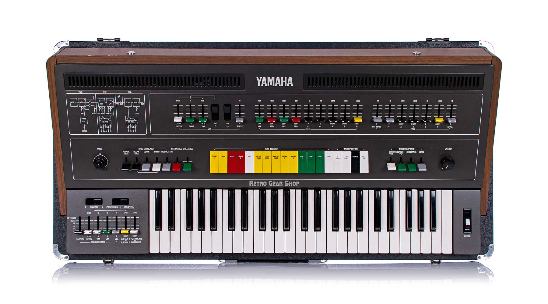 Yamaha CS-50 Package Rare Vintage Analog Synthesizer Synth CS50